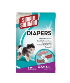 Bramton Simple Solution Disposable Diapers,M -12 pads