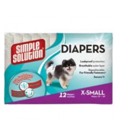 Bramton Simple Solution Disposable Diapers,XS -12 pads