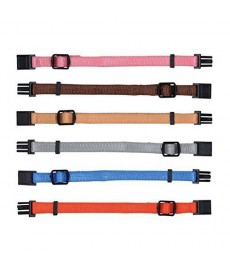 Trixie Set of 6 Puppy Collars-Light Colours