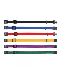 Trixie Set of 6 Puppy Collars-Dark Colours