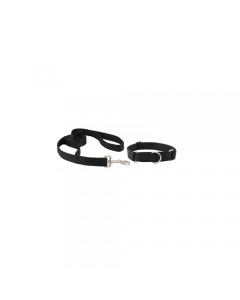 Woofi Dog Nylon Leash Set - XS - Small - Black