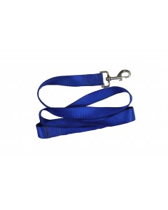 Woofi Dog  Plain  Cotton Leash -Blue - Large XL (Premium Quality) 