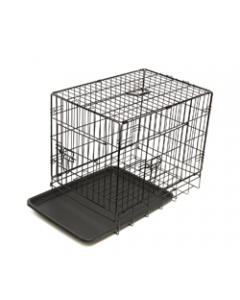 Black Fold Cage ( Length 12 Inches) Small Breed