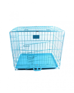 Blue Fold Cage ( Length 30 Inches) Medium & Large Breed