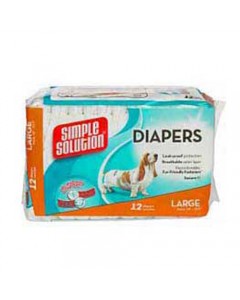 Bramton Simple Solution Disposable Diapers,L -12 pads