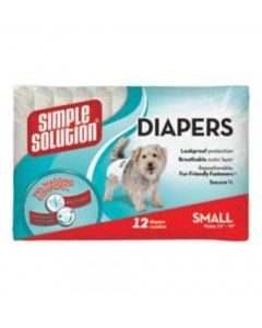 Bramton Simple Solution Disposable Diapers,S -12 pads