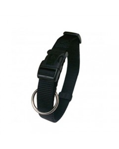 Woofi Dog Collar Adjustable - Nylon - Black - Small - Medium