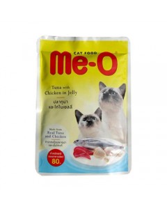 Me-O Tuna Chicken In Jelly Cat Food-80 Gm      