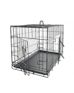 Steel Fold Cage (Length 12 Inches)  Small Breed