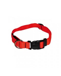 Woofi Dog Collar - Cotton - Red - Medium - Large