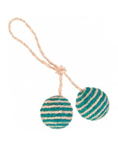 Trixie 2 Balls on A Rope Sisal