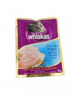 Whiskas Cat Food Ocean Fish, 85 g (Pack of 5)