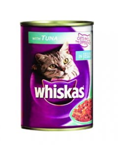Whiskas Cat Food Tuna in Jelly Canned, 400g