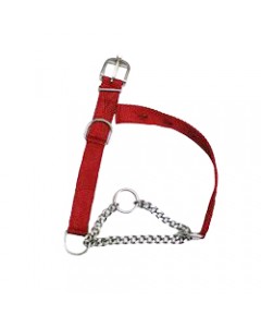 Woofi Dog Choke Collar - Red - Medium - Large (Premium Quality)