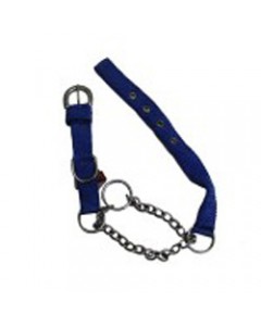 Woofi Dog Choke Collar- Blue- Medium - Large (Budget Quality)