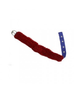 Woofi Dog Collar with Furry Coat - Red - Large- XL