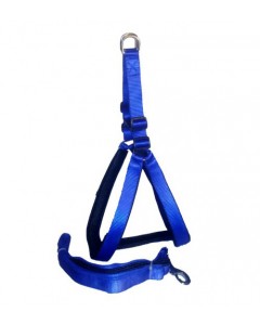 Woofi Dog Nylon Harness Set - Large - XL - Blue 