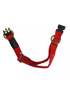 Woofi Dog Collar Adjustable - Nylon - Red - Large- XL
