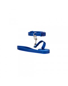 Woofi Dog Nylon Leash Set - XS - Small - Blue